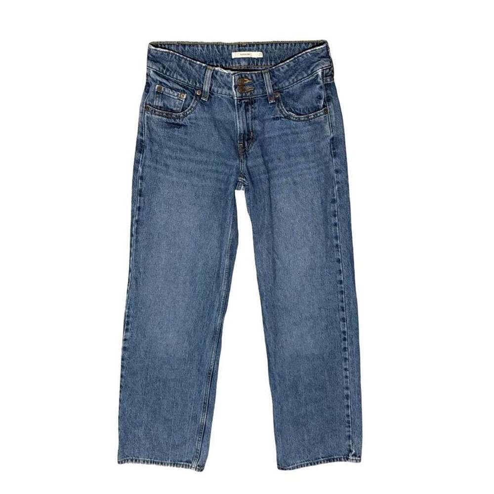 Levi's Superlow Straight Jeans Size 25x32 Blue Denim